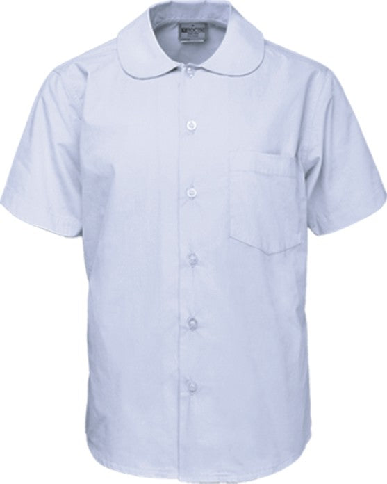 Bocini Girls Peter Pan Collar School Shirt Short Sleeve (BOCCS1405)