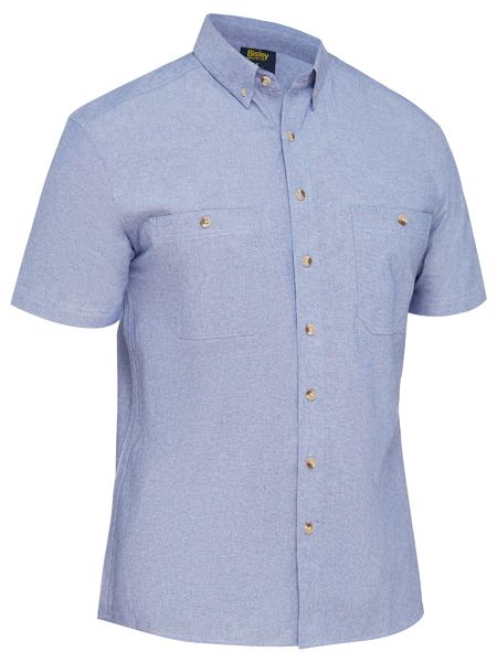 Bisley Chambray Shirt Short Sleeve (BISBS1407)