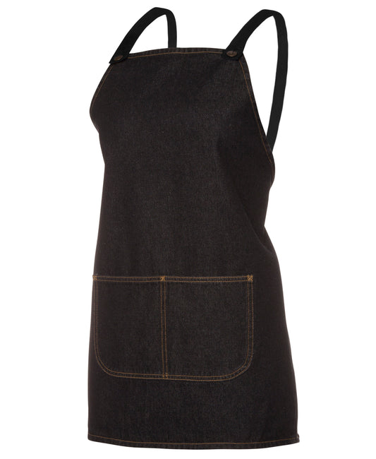 JB's Cross Back Denim Bib Apron 65x71cm (Without Straps) (JBS5ACBB)