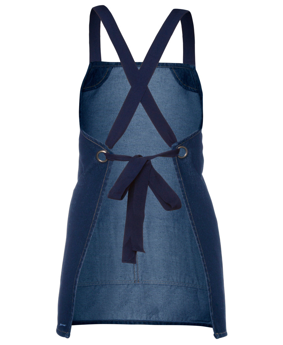 JB's Cross Back Denim Bib Apron 65x71cm (Without Straps) (JBS5ACBB)