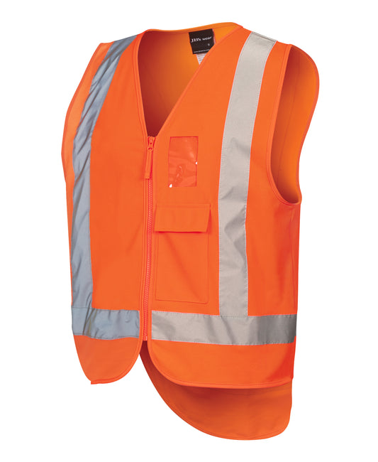 JB's Hi Vis (D+N) Zip TTMC -W Vest (JBS6DNDT)