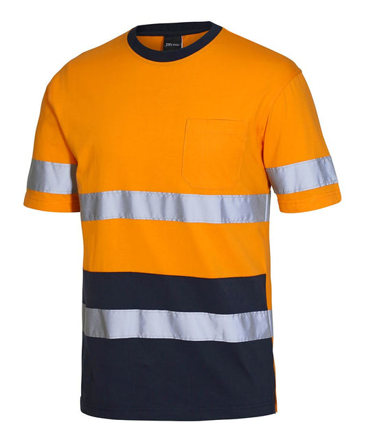 JB's Hi Vis (D+N) Cotton T-Shirt with Tape (JBS6DNTC)