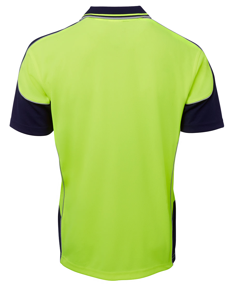 JB's Hi Vis Contrast Piping Polo Short Sleeve (JBS6HCP4) - Best Buy Trade Supplies