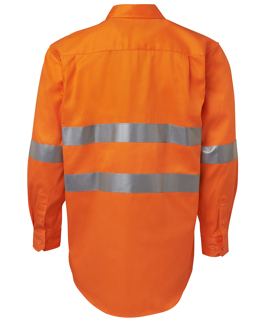 JB's Hi Vis (D+N) 190G Shirt with Reflective Tape Long Sleeve (JBS6HDNL)