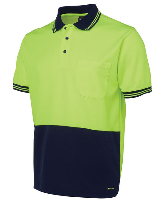 JB's Hi Vis Cotton Back Polo Short Sleeve (JBS6HPS)