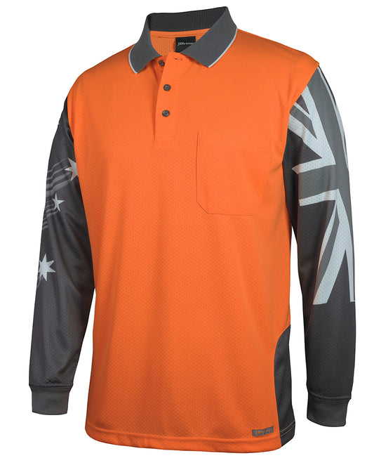 JB's Hi Vis Southern Cross Polo Long Sleeve (JBS6HSCL)