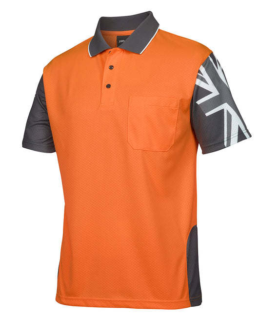 JB's Hi Vis Southern Cross Polo Short Sleeve (JBS6HSC)
