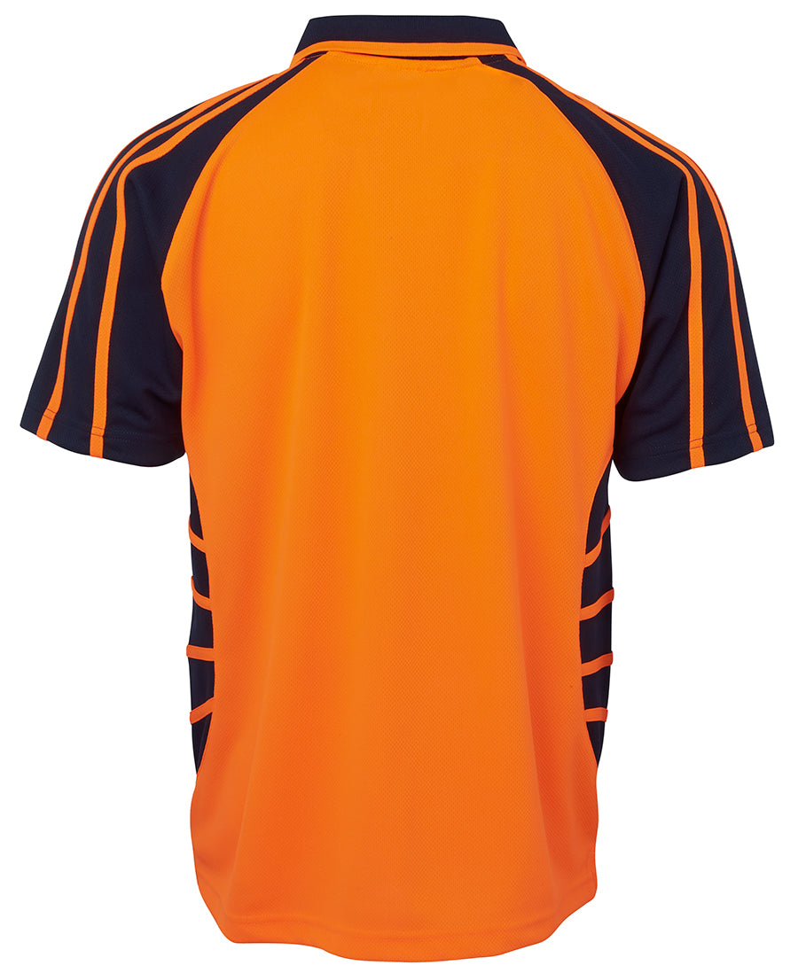 JB's Hi Vis Spider Polo Short Sleeve (JBS6HSP) - Best Buy Trade Supplies