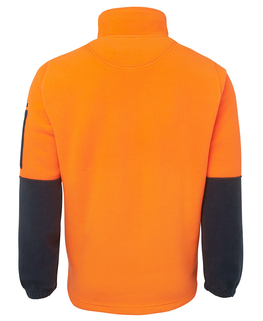 JB's Hi Vis 1/2 Zip Polar Fleece (JBS6HVPF) - Best Buy Trade Supplies