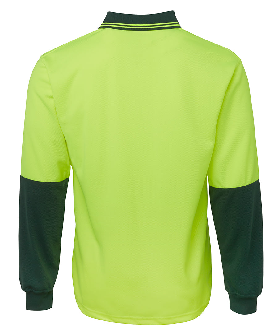 JB's Hi Vis Traditional Polo Long Sleeve (JBS6HVPL) - Best Buy Trade Supplies