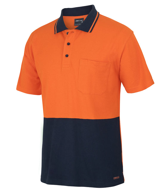 JB's Hi Vis Cotton Pique Traditional Polo Short Sleeve (JBS6HVQS)