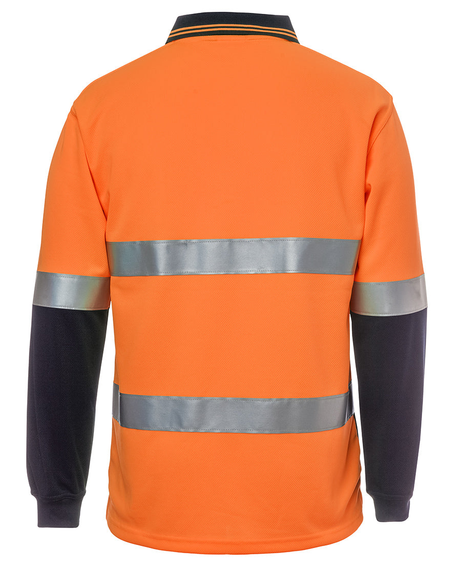 JB's Hi Vis (D+N) Traditional Polo Long Sleeve (JBS6HVSL) - Best Buy Trade Supplies