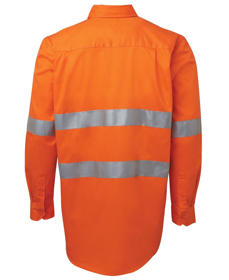 JB's Hi Vis (D+N) 190G Close Front Shirt Long Sleeve (JBS6HWCF) - Best Buy Trade Supplies