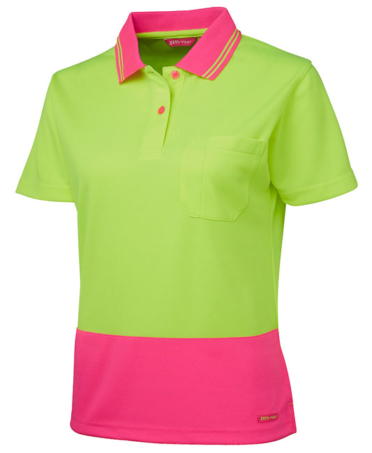 JB's Ladies Hi Vis Comfort Polo Short Sleeve (JBS6LHCP)