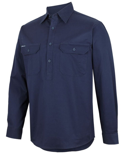 JB's 150G Close Front Work Shirt Long Sleeve (JBS6WLCF)