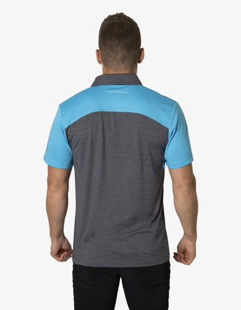 Black Kanvas Soft Touch Shoulder Panel Polo (BKP401)