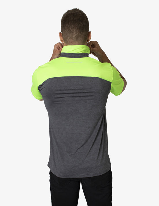 Black Kanvas Soft Touch Shoulder Panel Polo (BKP401)