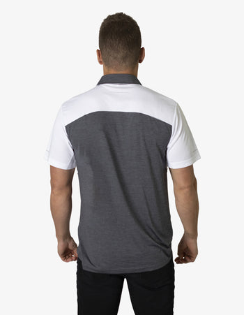 Black Kanvas Soft Touch Shoulder Panel Polo (BKP401)