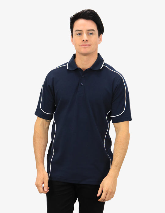 Be Seen Waffle Knit Polo (BSP09)