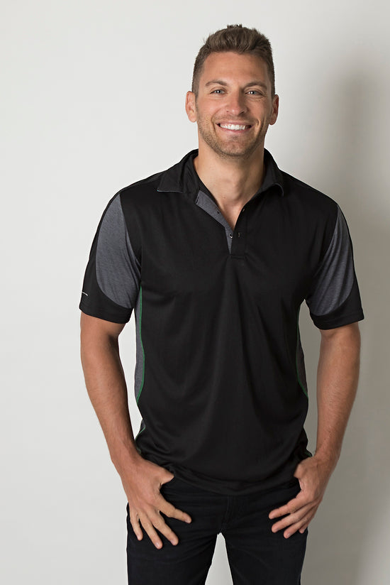 Be Seen Men's 100% Polyester Cooldry Heather and Sports Interlock Fabric Polo - Workwear - Shirts & Jumpers - Best Buy Trade Supplies Direct to Trade