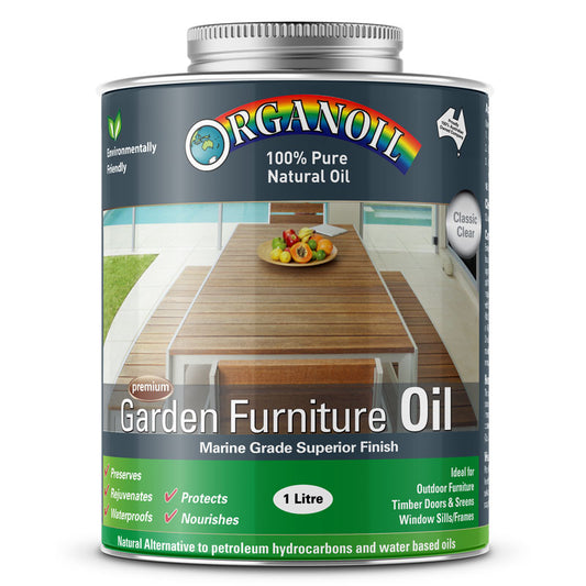 Organoil Garden Furniture Oil Clear 1L