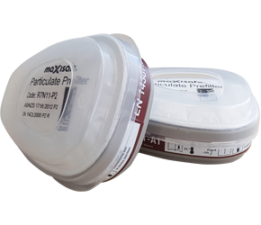 Maxiguard Full Face Silicone Respirator with A1P2 Cartridges (MAXR690P-L)