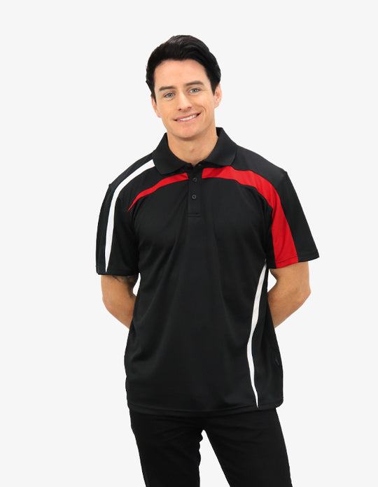 Be Seen Contrasting Front and Side Panels Polo (BSP2014)
