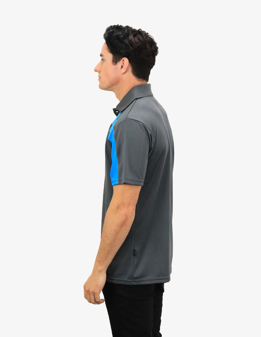 Be Seen Contrasting Front and Side Panels Polo (BSP2014)