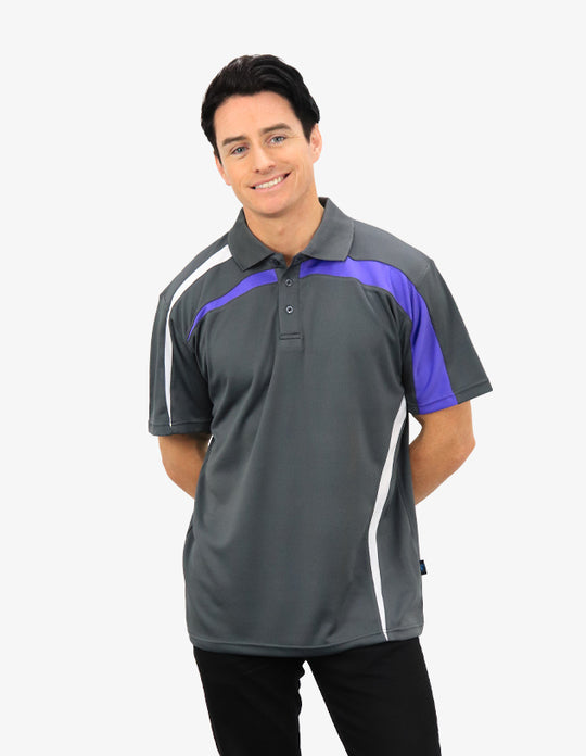 Be Seen Contrasting Front and Side Panels Polo (BSP2014)