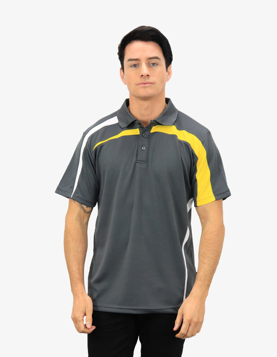 Be Seen Contrasting Front and Side Panels Polo (BSP2014)