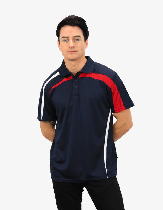 Be Seen Contrasting Front and Side Panels Polo (Additional Colours) (BSP2014)