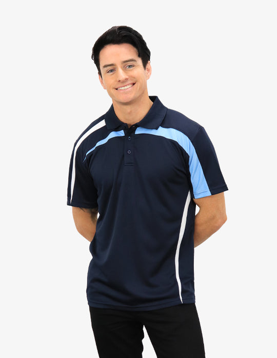 Be Seen Contrasting Front and Side Panels Polo (Additional Colours) (BSP2014)