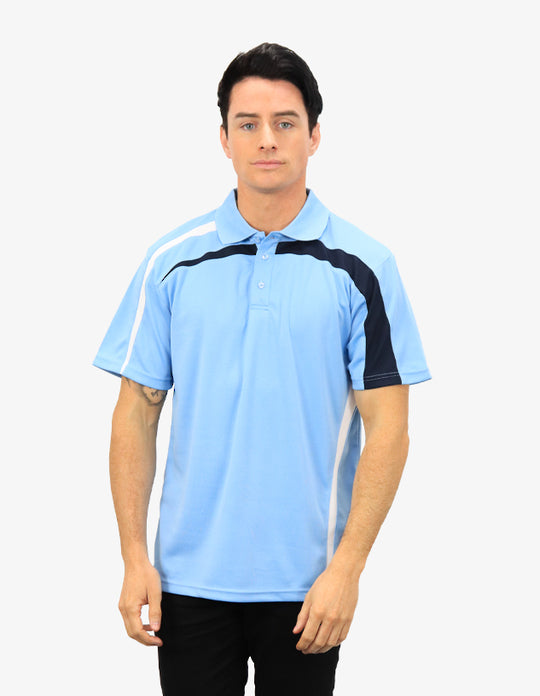 Be Seen Contrasting Front and Side Panels Polo (Additional Colours) (BSP2014)