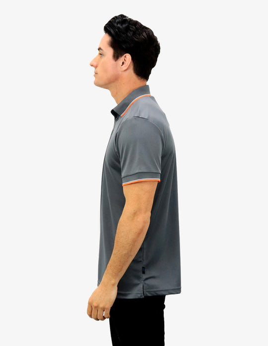 Be Seen Contrasting Stripe Collar and Cuff Polo (BSP2016)