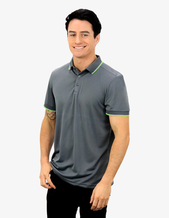 Be Seen Contrasting Stripe Collar and Cuff Polo (BSP2016)