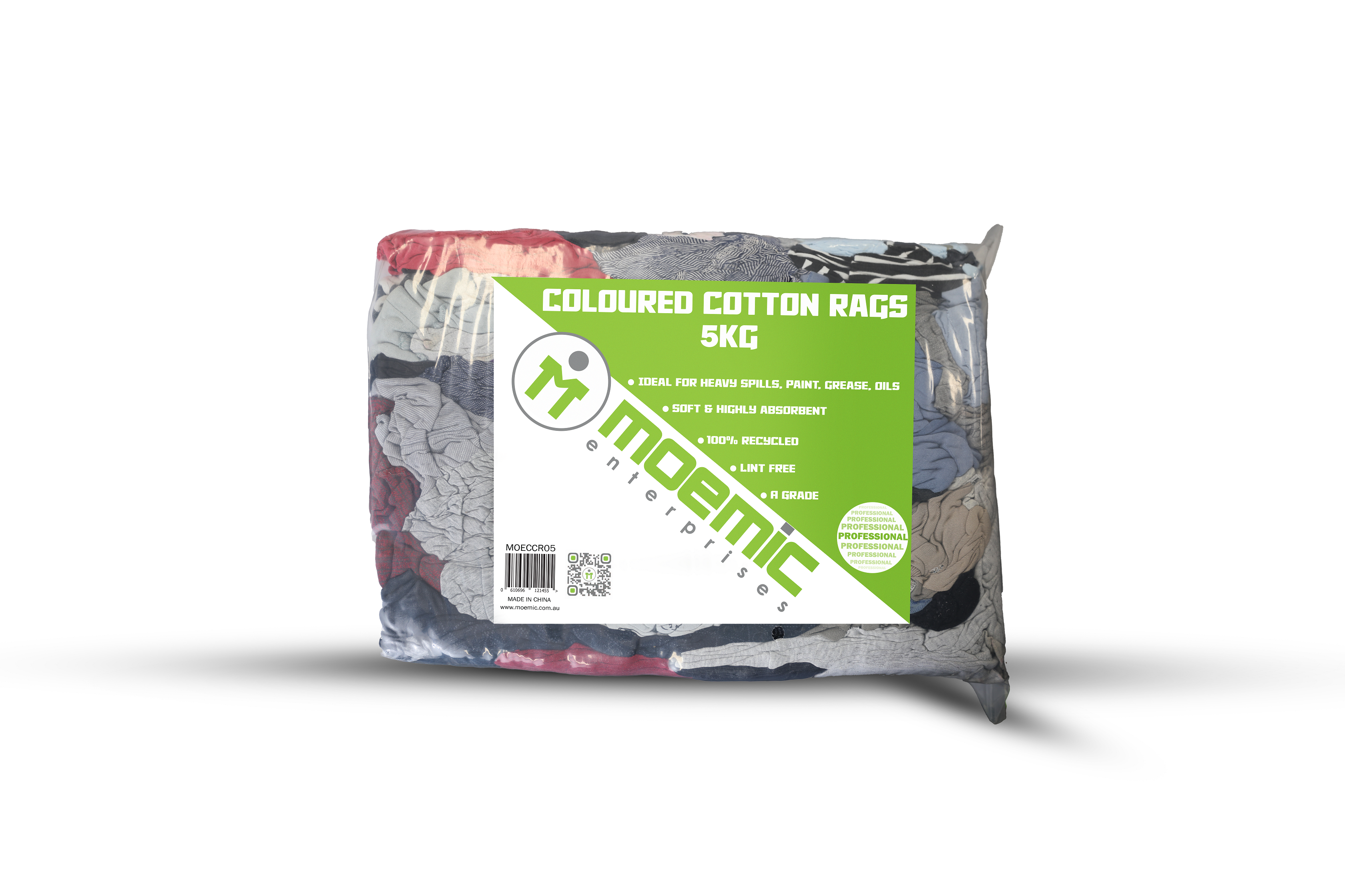 Moemic Premium Coloured Cotton Rags – Best Buy Trade Supplies