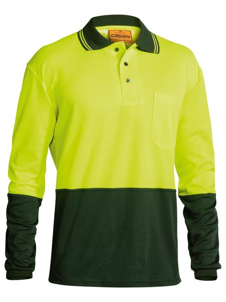 Bisley Hi Vis Polo Shirt Long Sleeve (BISBK6234)