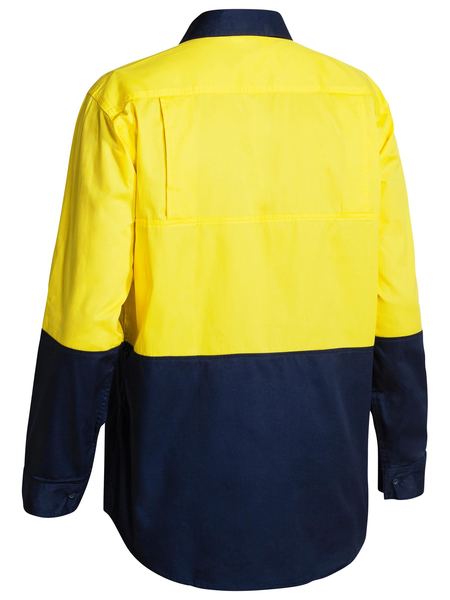 Bisley Hi Vis Cool Lightweight Drill Shirt Long Sleeve (BISBS6895)