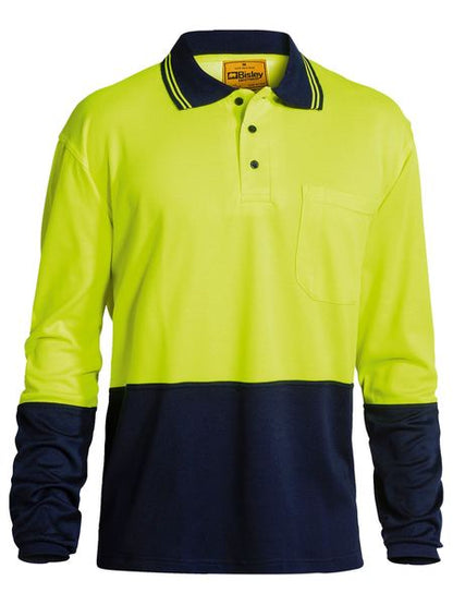Bisley Hi Vis Polo Shirt Long Sleeve (BISBK6234)