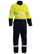 Bisley Hi Vis Tencate Tecasafe Plus 700 Taped FR Vented Coverall (BISBC8086T)