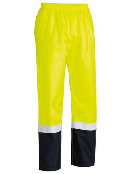 Bisley Hi Vis Taped Rain Shell Pants (BISBP6965T)