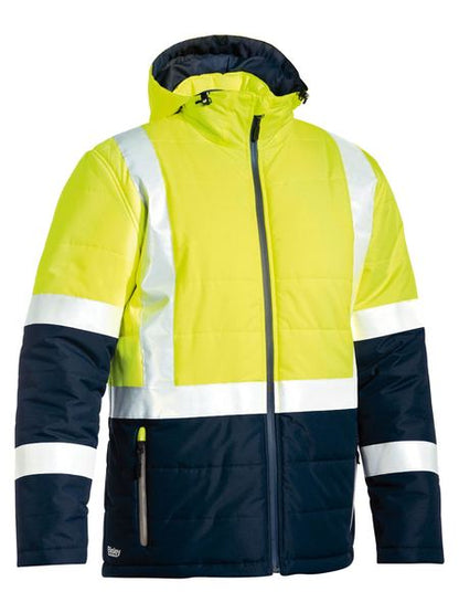 Bisley Hi Vis Taped Puffer Jacket (BISBJ6929HT)