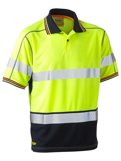 Bisley Hi Vis Taped Polyester Mesh Polo Short Sleeve (BISBK1219T)