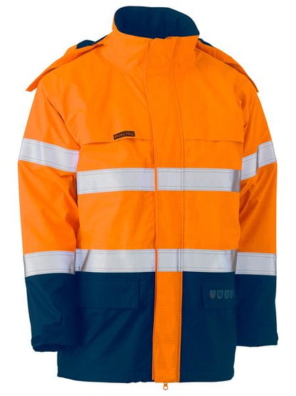 Bisley Hi Vis Taped FR Wet Weather Shell Jacket (BISBJ8110T)