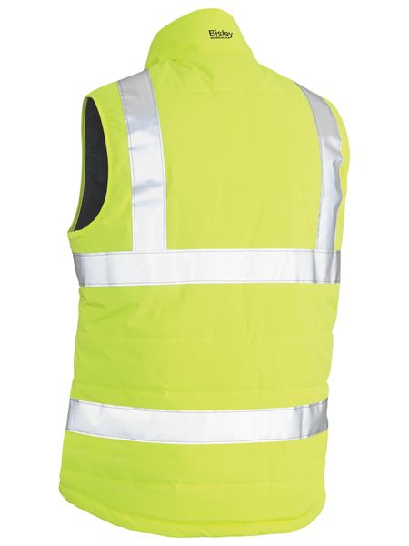 Bisley Hi Vis Taped Puffer Vest (BISBV0329HT)