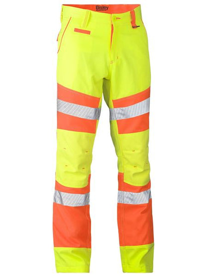 Bisley Double Hi Vis Taped Biomotion Pants (BISBP6411T)