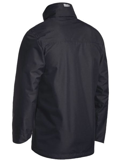 Bisley Lightweight Ripstop Rain Jacket with concealed Hood (BISBJ6926)