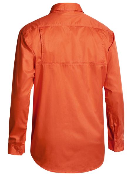 Bisley Hi Vis Cool Lightweight Drill Shirt Long Sleeve (BISBS6894)