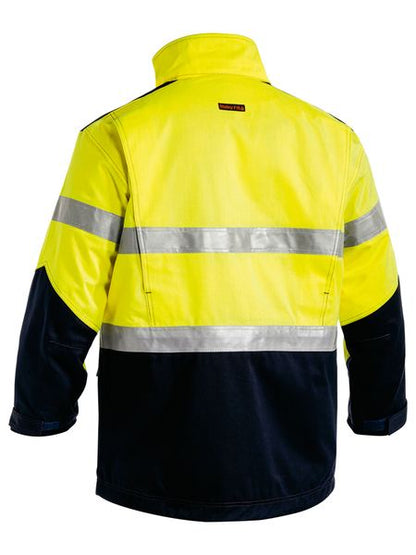 Bisley Hi Vis Taped Two Tone FR Jacket (BISBJ8100T)