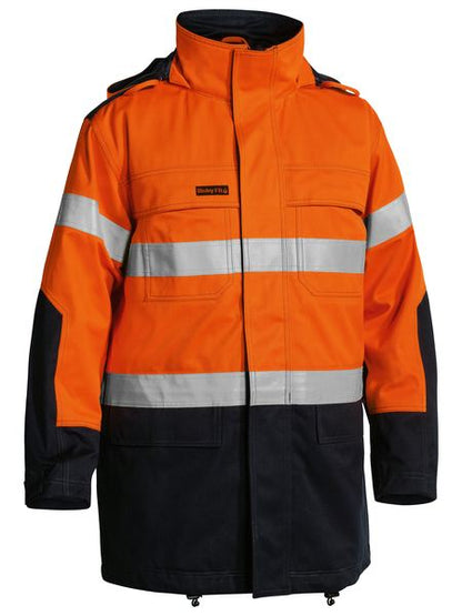 Bisley Hi Vis Taped Two Tone FR Jacket (BISBJ8100T)